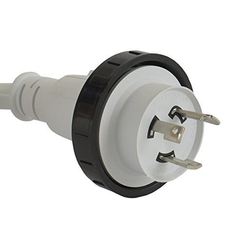 Conntek 17101-025RE Marine Shore Power 30 Amp Cordset with Light Indicator (White, 25-Feet) - Image 3