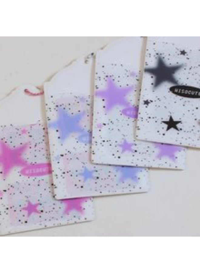 NIBEMINENT حامل بطاقة صور كورية للبنات - 1 قطعة - سلسلة مفاتيح مع قلادة لحماية بطاقة الهوية وبطاقة الصور لبطاقة الهوية المدرسية وبطاقة الوصول للمكتب للنساء والفتيات - Image 2