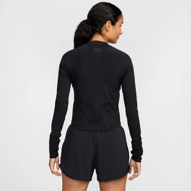 نايكي رانينج ديفجن تيشيرت الجري دراي-فت بأكمام طويلة للنساء