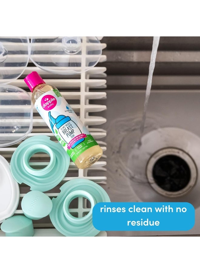 Dapple Breast Pump Soap Baby, 8 Fl Oz Bottle, Fragrance Free, Plant Based & Hypoallergenic Liquid Soap - Image 5