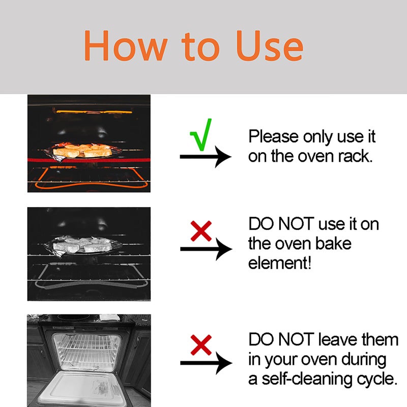 LeeYean Oven Guards for Racks - 4 Pack Heat Resistant Silicone Rack Protectors Shields, Protect Against Burns and Scars, Kitchen Gadgets & Accessories 14 Inches Long (Red) - Image 4