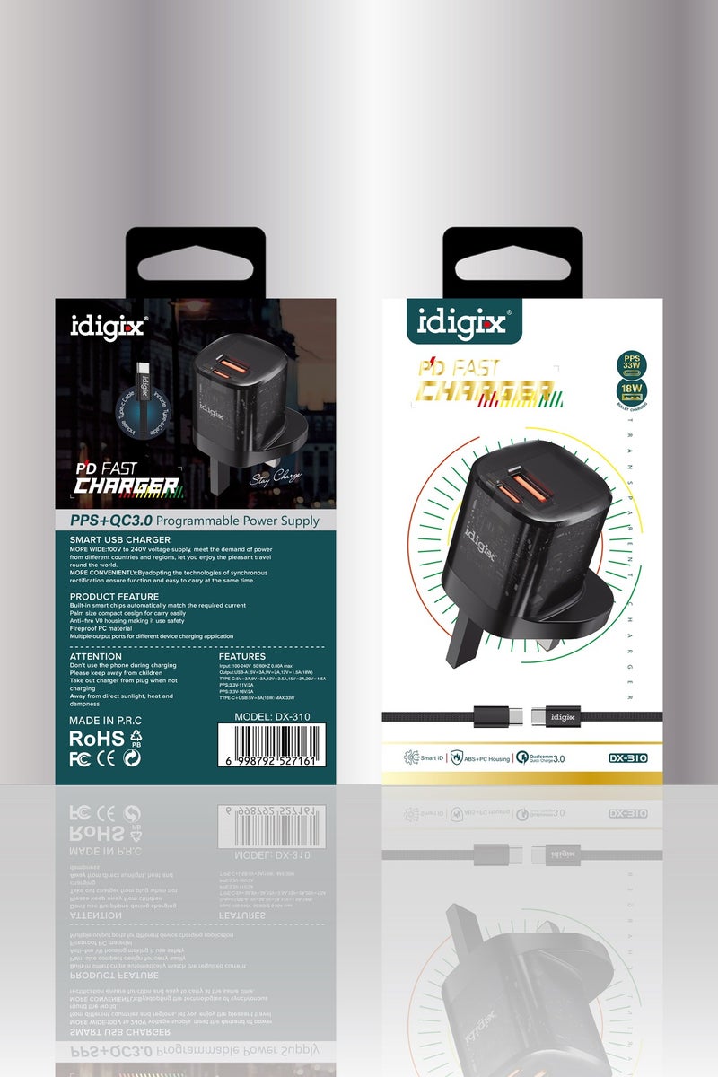 IDIGIX PD Fast Wall Charger 33W - Image 4