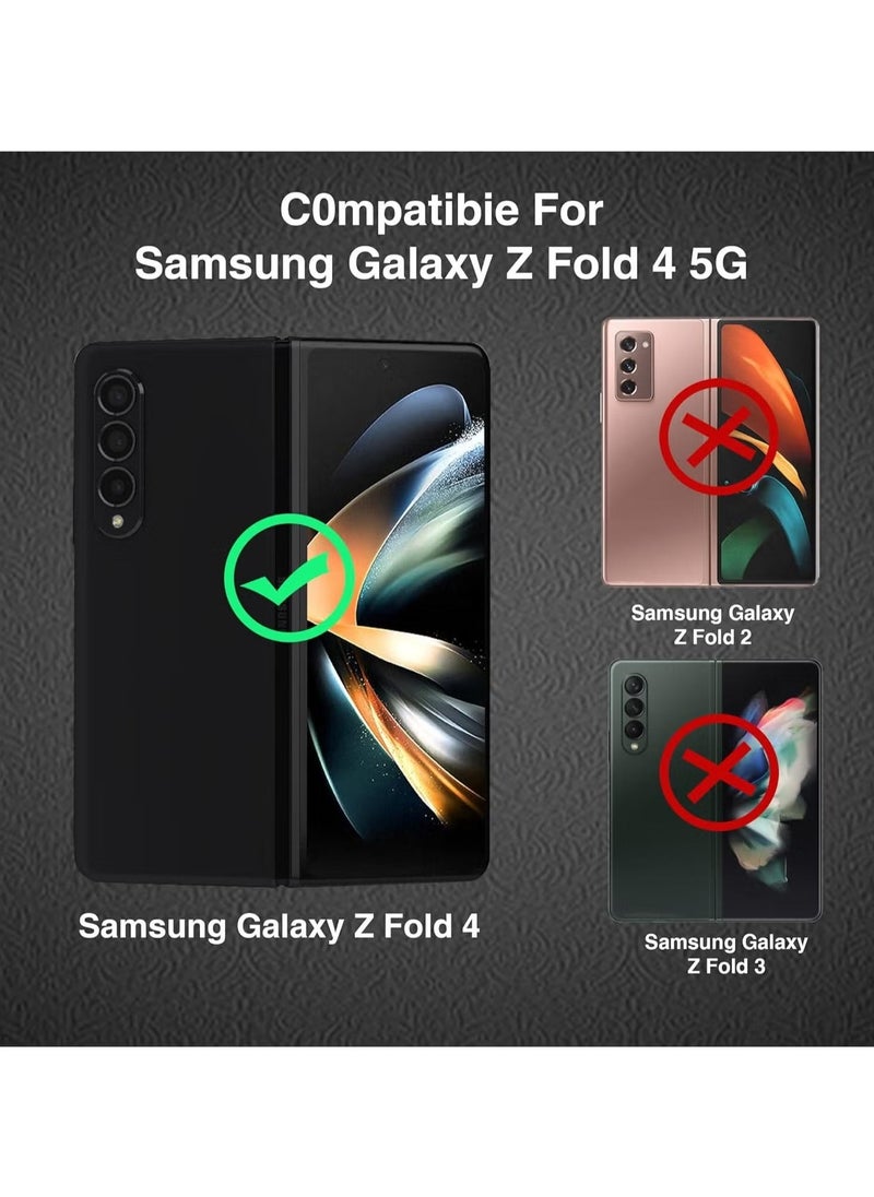 Raxoom [2+2+2 Pack] Soft TPU Film Screen Protector Compatible for Samsung Galaxy Z Fold 4 5G | 7.6 inch + Camera Lens Protector | Bubble-Free, Anti-Scratch, Full Coverage for Samsung Galaxy Z Fold 3 5G | Easy Installation & High Clarity - Image 2
