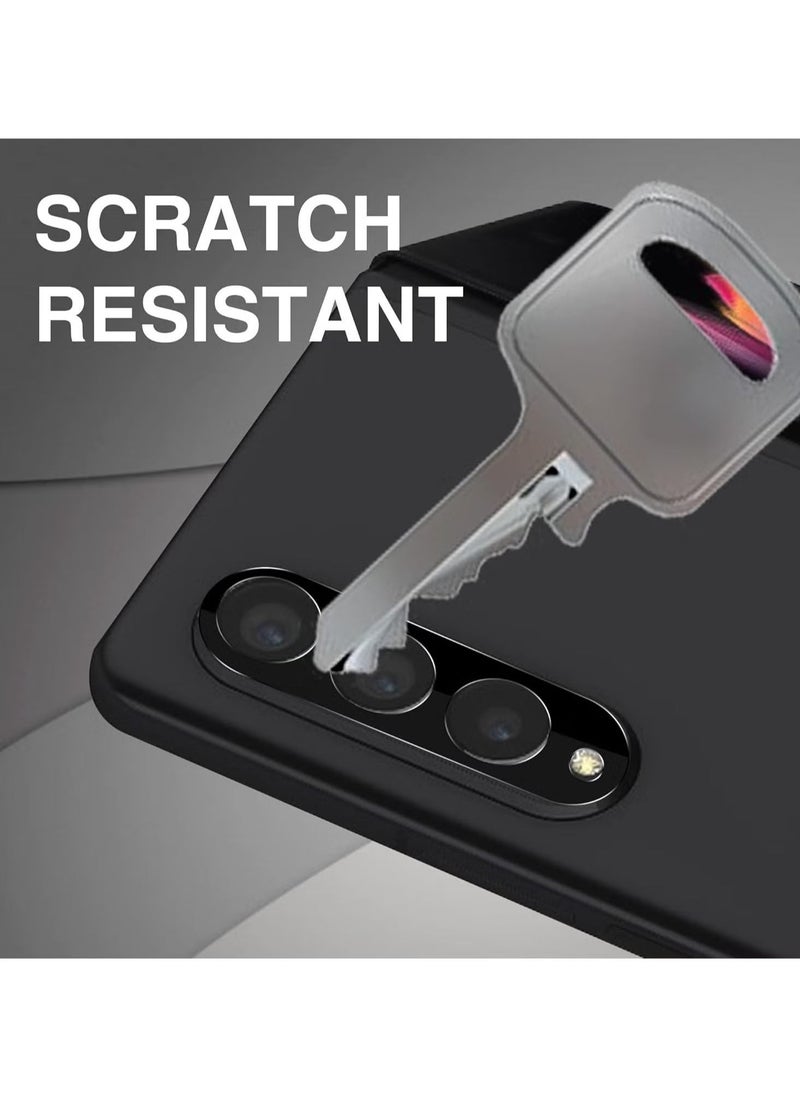 Raxoom [2+2+2 Pack] Soft TPU Film Screen Protector Compatible for Samsung Galaxy Z Fold 4 5G | 7.6 inch + Camera Lens Protector | Bubble-Free, Anti-Scratch, Full Coverage for Samsung Galaxy Z Fold 3 5G | Easy Installation & High Clarity - Image 5
