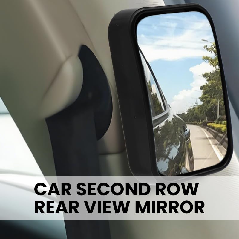 STHIRA® Car Rearview Mirror rain Eyebrow Car Rearview Mirror Auxiliary Blind Spot Wide-Angle - Image 4