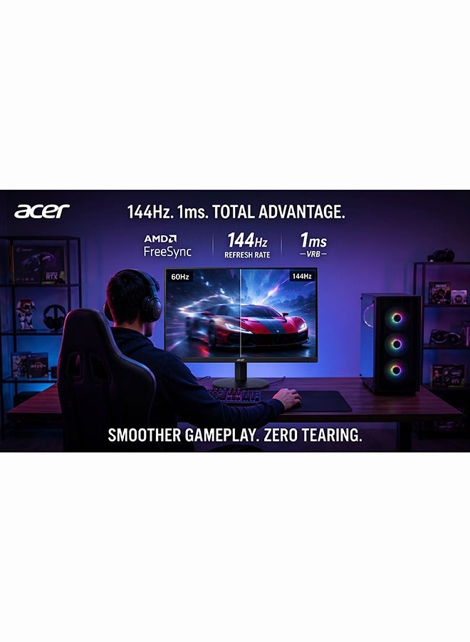أيسر شاشة EK271 P6 بحجم 27 بوصة بتقنية ZeroFrame FHD IPS سوبر كومفورت (1920x1080) 144Hz، VGA، AMD FreeSync، HDMI، 1ms ومكبر صوت مدمج - Image 4