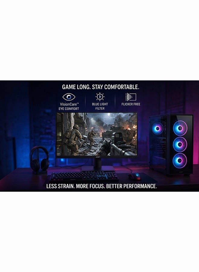 أيسر شاشة EK271 P6 بحجم 27 بوصة بتقنية ZeroFrame FHD IPS سوبر كومفورت (1920x1080) 144Hz، VGA، AMD FreeSync، HDMI، 1ms ومكبر صوت مدمج - Image 5