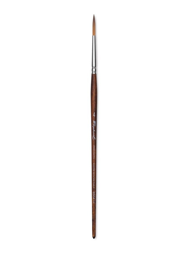 Raphael Precision Short Handle Brushes Round 4