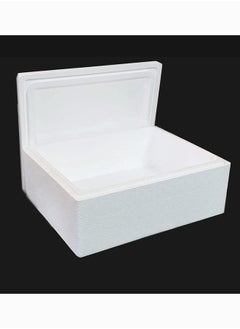 Mash Thermocol Ice Box With Lid 10Kg For Frozen Food & Beverage Transport, Thermo Keeper Container, Expanded Polystyrene Cooler Box Multi Purpose Camping Hiking Exporting Capacity Of Ten Kg ( 31 Liters )  - Image 1