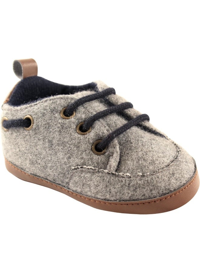 Luvable Friends Luvable Friends Winter Boot With Glitter Unisex-Baby Crib Shoe  - Image 2