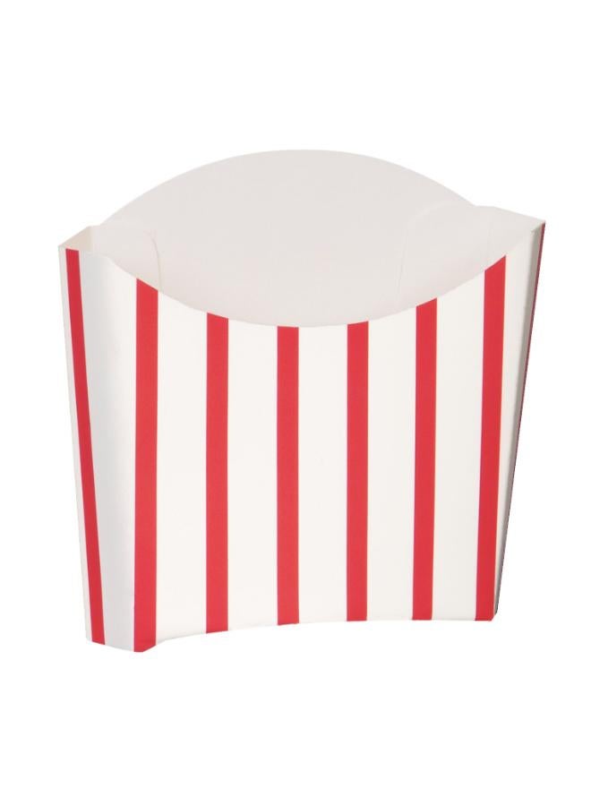 Unique Red & White Striped Snack Containers - Image 1