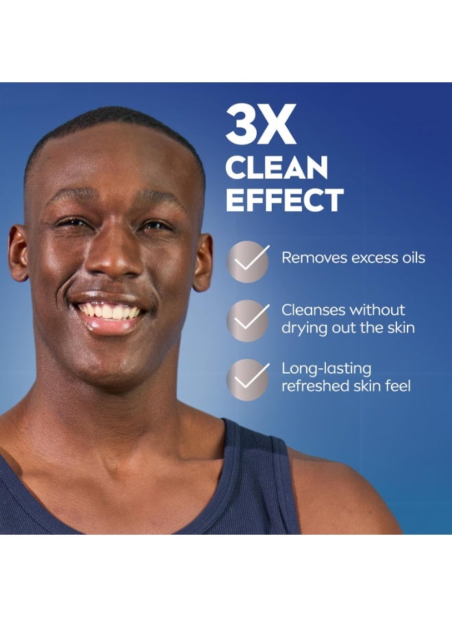 NIVEA MEN Sensitive Face Wash with Vitamin E and Chamomile Extract, No Drying Alcohol, Gentle Face Wash for Men with Sensitive Skin, 5 Fl Oz Tube - Image 4