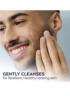 NIVEA MEN Nivea Men Sensitive Face Wash with Vitamin E, Chamomile and Witch Hazel Extracts, Gently Cleanses Skin Without Drying, 5 Fl Oz Tube  - Image 2