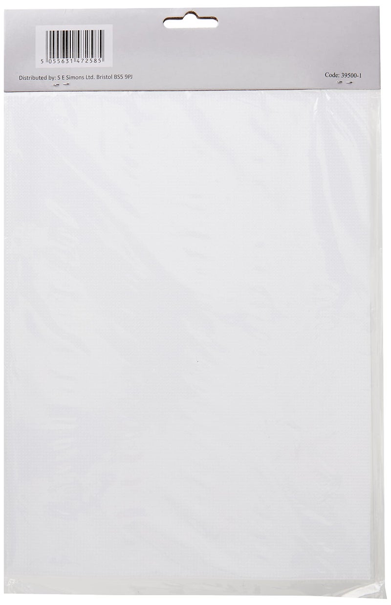 Darice 14 Mesh Clear Plastic Canvas â€“ Create a Variety of Fun Plastic Canvas Crafts Including Bookmarks, Picture Frames, Pins and More â€“ 2 Sheets, 14 Holes Per Inch, 8.25â€x11â€ Per Sheet - Image 2