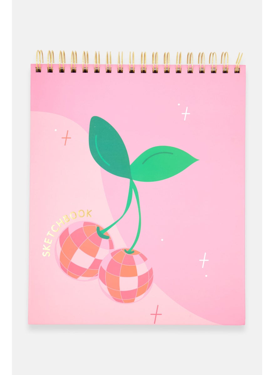 Paperbuzz Personalized Artist Sketchbook, Pink Combo  - Image 1