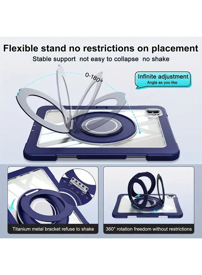 Dark Blue 720 Rotating Drop Proof Case For iPad 10.2 8th Gen 2020 - Image 4
