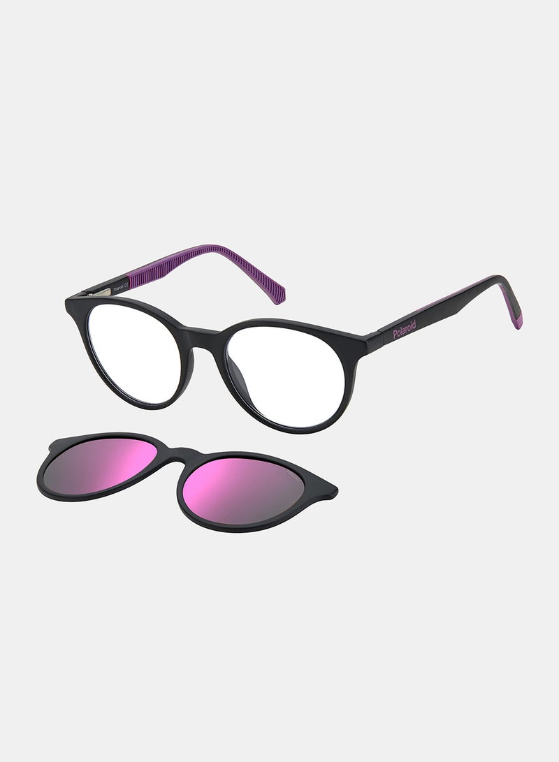 Polaroid Clip on Kids Unisex Round Sunglasses 45 PLD 8044/CS - Image 1