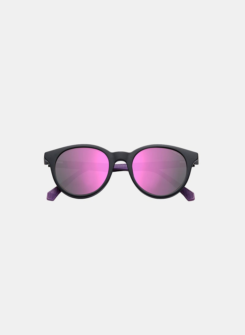 Polaroid Clip on Kids Unisex Round Sunglasses 45 PLD 8044/CS - Image 4