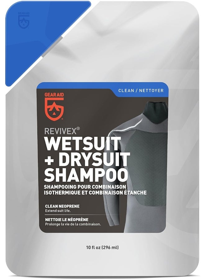 Gear Aid - GEAR AID Wetsuit Cleaner and Conditioner, Wash Away Salt, and Residue with Concentrated Shampoo, 10 fl oz - Image 1