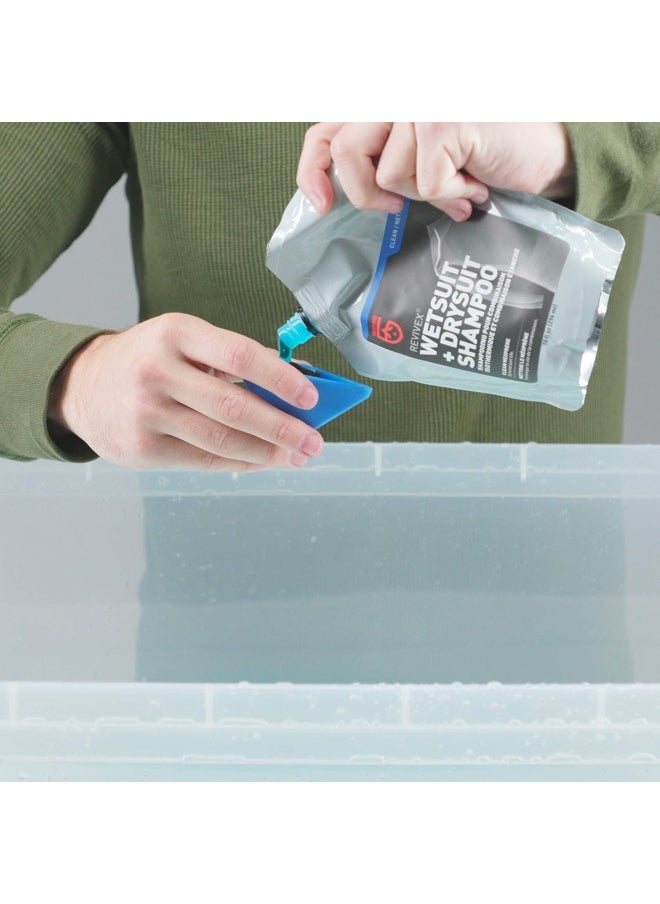Gear Aid - GEAR AID Wetsuit Cleaner and Conditioner, Wash Away Salt, and Residue with Concentrated Shampoo, 10 fl oz - Image 1