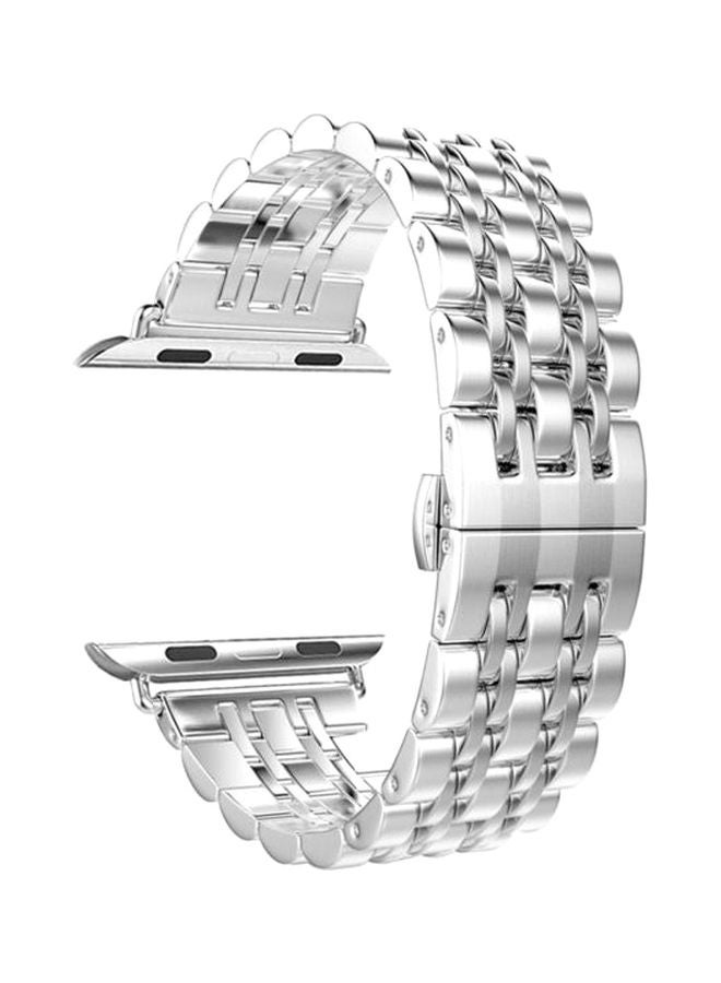 Loquat Replacement Band For Apple Watch Series 1/2/3/4 42/44mm Silver