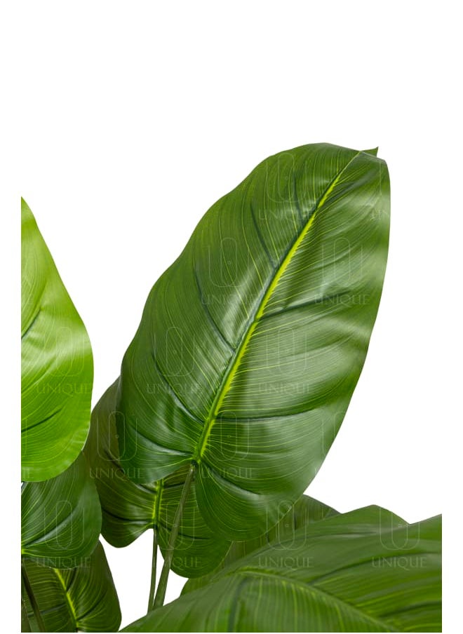 Unique Pots And Plants Banana Single Yellow Stem Artificial Tree H160CM  - Image 2