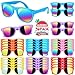 GINMIC Kids sunglasses Party Favors 36Pack Kids Boys and Girls Sunglasses Bulk Age 38 with UV400 ProtectionParty Favors For Kids Birthday Classroom Goodie Bags Party Supplies - Image 3