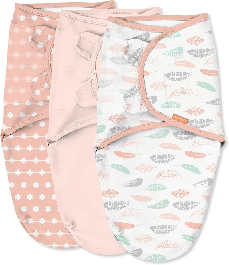 SwaddleMe Coral Days 3-Pack Swaddles - Image 1