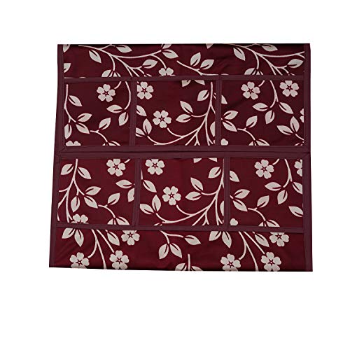 KANUSHI Industries® Top Load Semi Automatic Washing Machine Cover (Suitable For 6 Kg, 6.5 kg, 7 kg, 7.5 kg) + 1 Pc Fridge Covers/Refrigerator Cover(COPY-FRI+WASMAC-SEMI-MAROON-RAJ) - Image 3