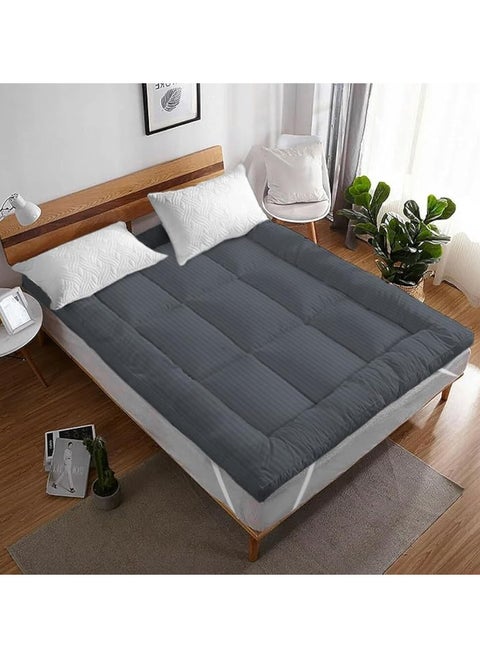 Full Mattress Pad / Cotton Quilted Fitted Cooling Mattress Topper with Soft Snow Down Alternative Fill, Breathable Mattress Protector