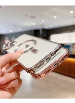 Generic Protective Case For iPhone 11 Pro Max 9D Electroplated Edge Metal Ring Clear PC + TPU Shockproof Case  - Image 2