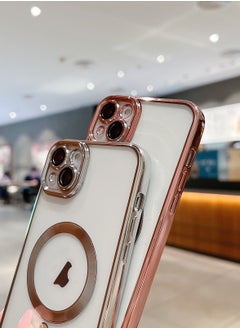 Generic Protective Case For iPhone 11 Pro Max 9D Electroplated Edge Metal Ring Clear PC + TPU Shockproof Case  - Image 3