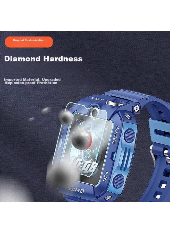 Ten Flashes Shan Huawei Children's Watch 4x Tempered Glass Screen Protector For 4x New Glory Edition, Compatible With 4pro/5/5pro/5x/5xpro/3pro, High-definition Tempered Glass Film - Image 3
