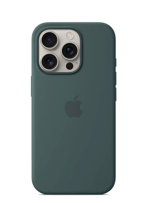 High Quality iPhone 16 Pro Max Protective Case With MagSafe Charging Support – Lake Green Color