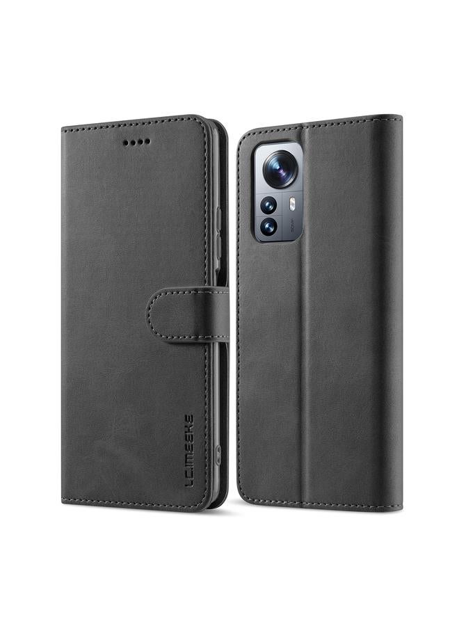 The Bros Case For Xiaomi 12/12X/12S Calf Texture Leather Phone Case