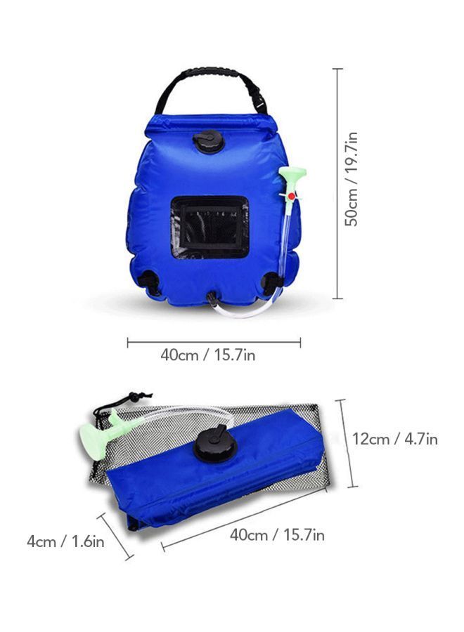 NIBEMINENT Solar Powered Collapsible Water Bag 40x12x4centimeter - Image 3
