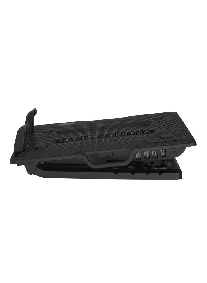 General Laptop Cooler Cooling Pad Laptop Cooling Fan Cooling Stand USB Powered Silent Cooler Pad, Adjustable Notebook Cooler  - Image 3