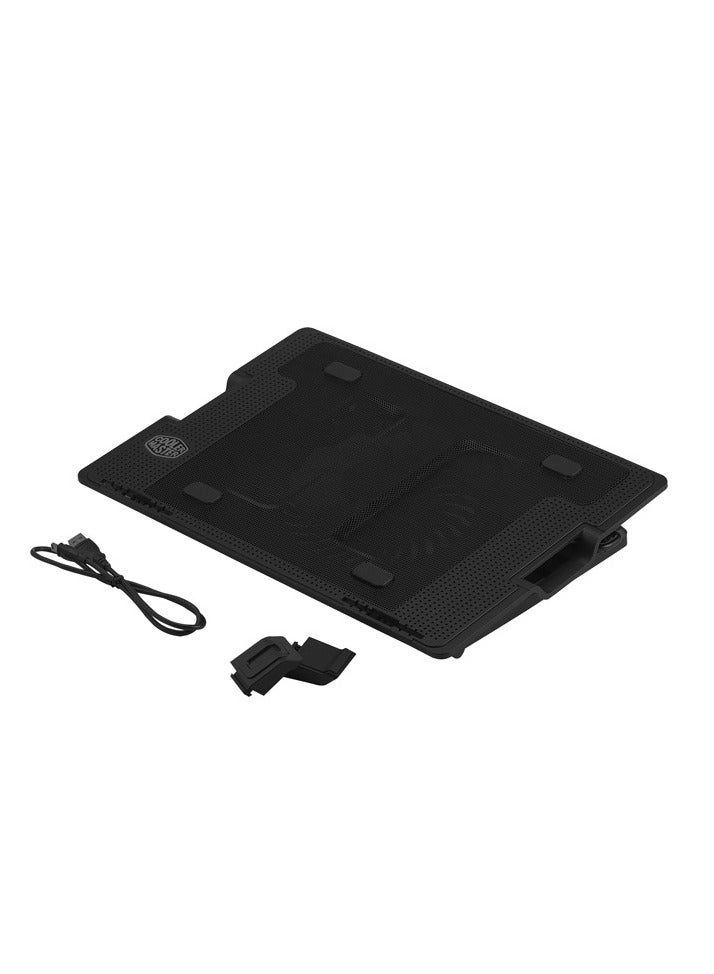 General Laptop Cooler Cooling Pad Laptop Cooling Fan Cooling Stand USB Powered Silent Cooler Pad, Adjustable Notebook Cooler  - Image 4
