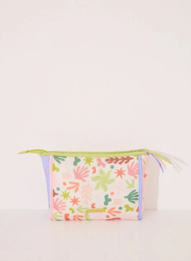 women'secret Medium multicoloured leaves vanity case