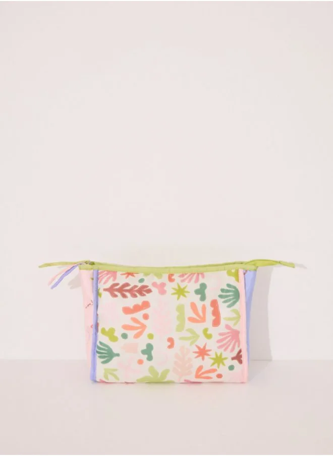 women'secret Medium multicoloured leaves vanity case