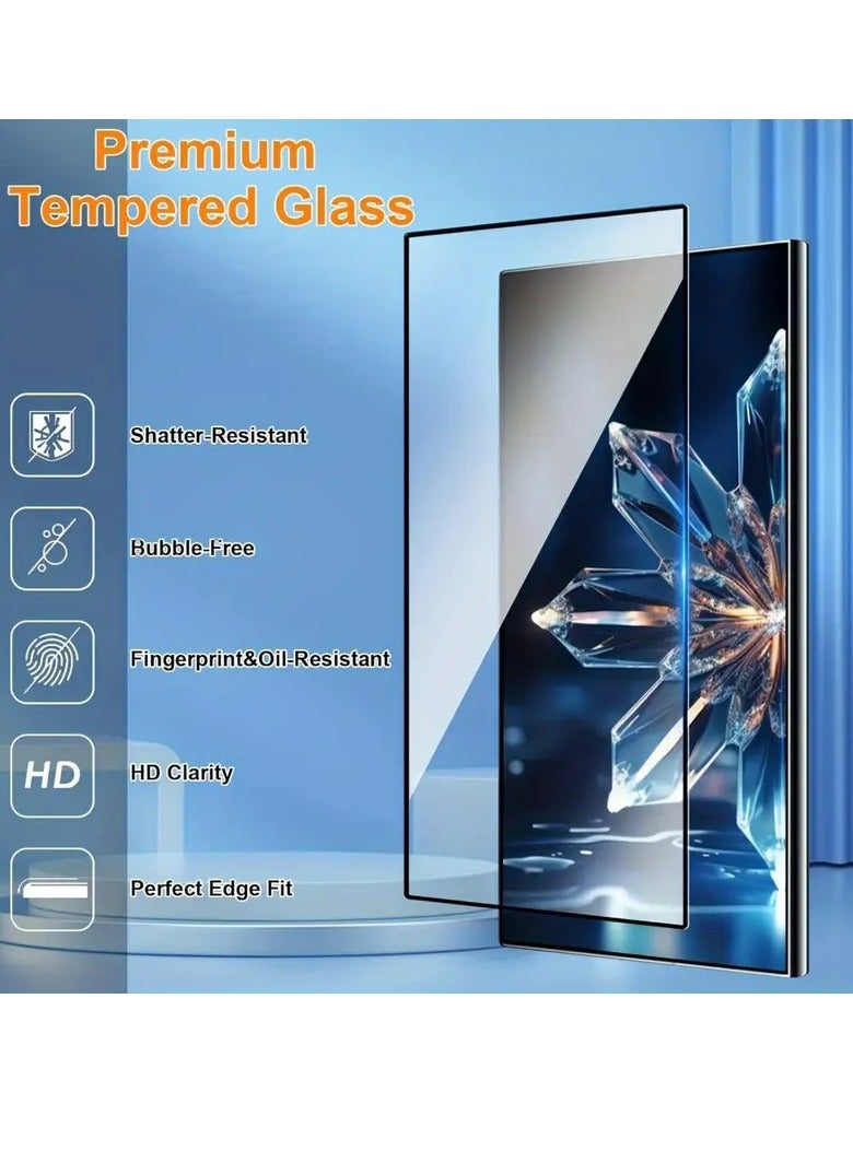ELTRAZONE 3+3 Pack 9H Tempered Glass Screen & Camera Lens Protectors for Samsung Galaxy S24 Ultra - Image 3