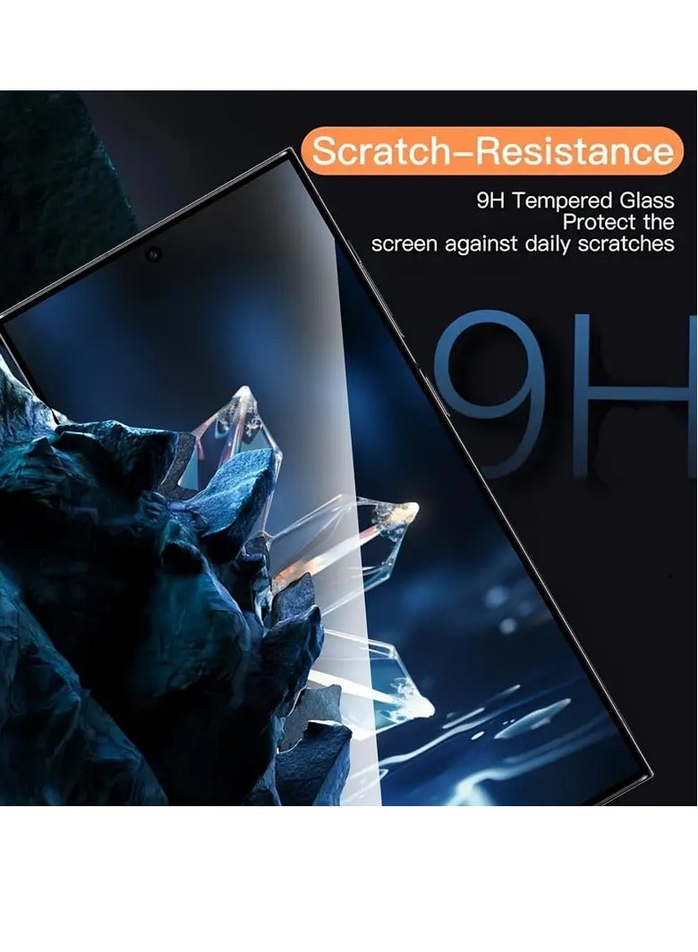 ELTRAZONE 3+3 Pack 9H Tempered Glass Screen & Camera Lens Protectors for Samsung Galaxy S24 Ultra - Image 5
