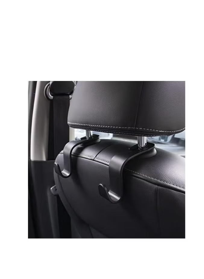 Car Back Seat Organizer Hooks Headrest Hooks 4 Pieces Car Hand Bag Hooks Toy Organizer Hooks For Car - Image 3