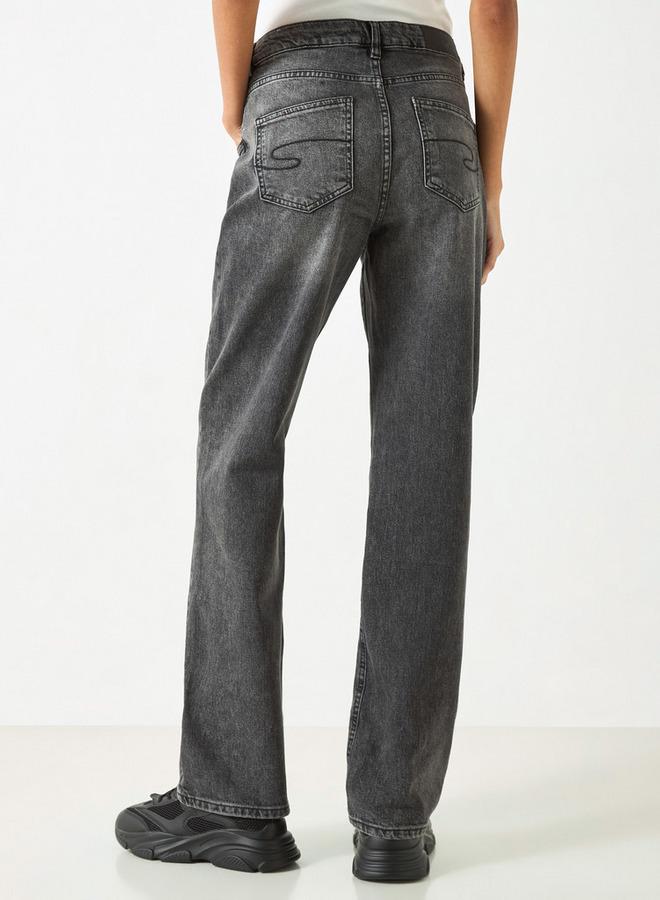 Lee Cooper Straight Fit Jeans with Pockets - Image 3