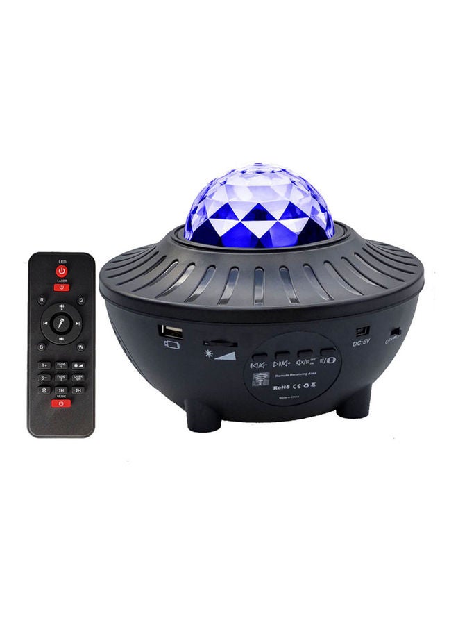 USB sky star watermark bluetooth music star light projector (without battery) Black 16.7*13.5*16.7cm - Image 2