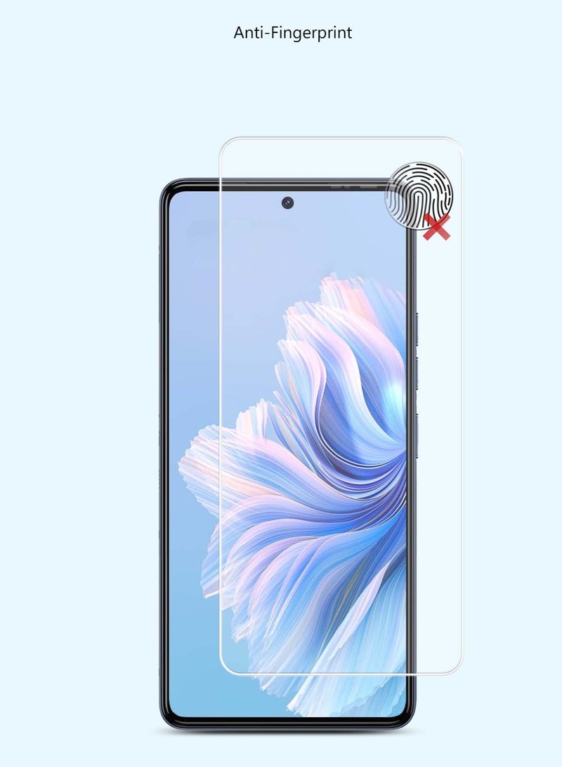 Techie مجموعة حافظة وواقي شاشة لهاتف Tecno Camon 20 Pro 5G 2 في 1 - حافظة شفافة من مادة TPU مع واقي شاشة من الزجاج المقوى عالي الدقة - Image 2