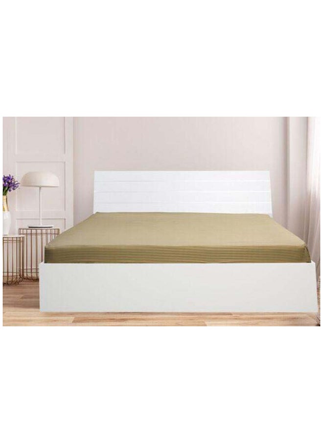 Hotel Collection HOTEL COLLECTION Stripe Brown Fitted Sheet 160x200 cm with 2 Pillow Cases  - Image 2
