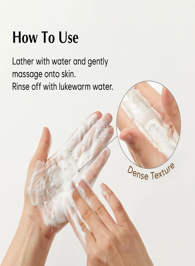 MIDHA RICE BRAN SCRUB FOAM 5.07fl.oz/150ml, Deep Cleansing, Pore-Purifying, Gentle Exfoliating - Soft Micro-Foam Face Wash with Balanced pH & Hydrating, Nourishing Care - Image 4