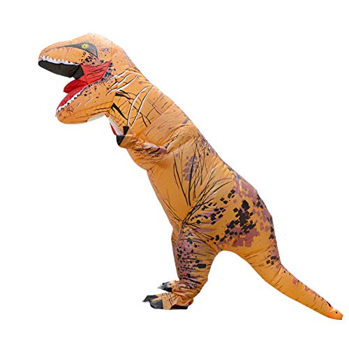 Fancydresswale Plastic, Polyester Net Red Wedding Funny Halloween Christmas Dinosaur Inflatable Suit Tyrannosaurus Cosplay Performance Suit - Image 1