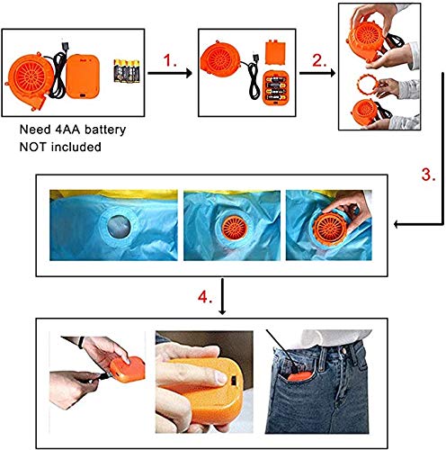 Fancydresswale Plastic, Polyester Net Red Wedding Funny Halloween Christmas Dinosaur Inflatable Suit Tyrannosaurus Cosplay Performance Suit - Image 5